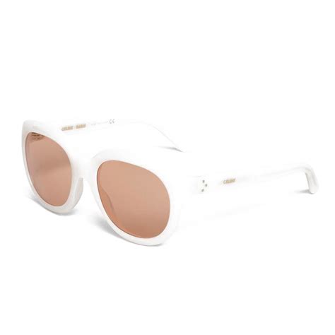 celine milky white sunglasses|authentic celine sunglasses.